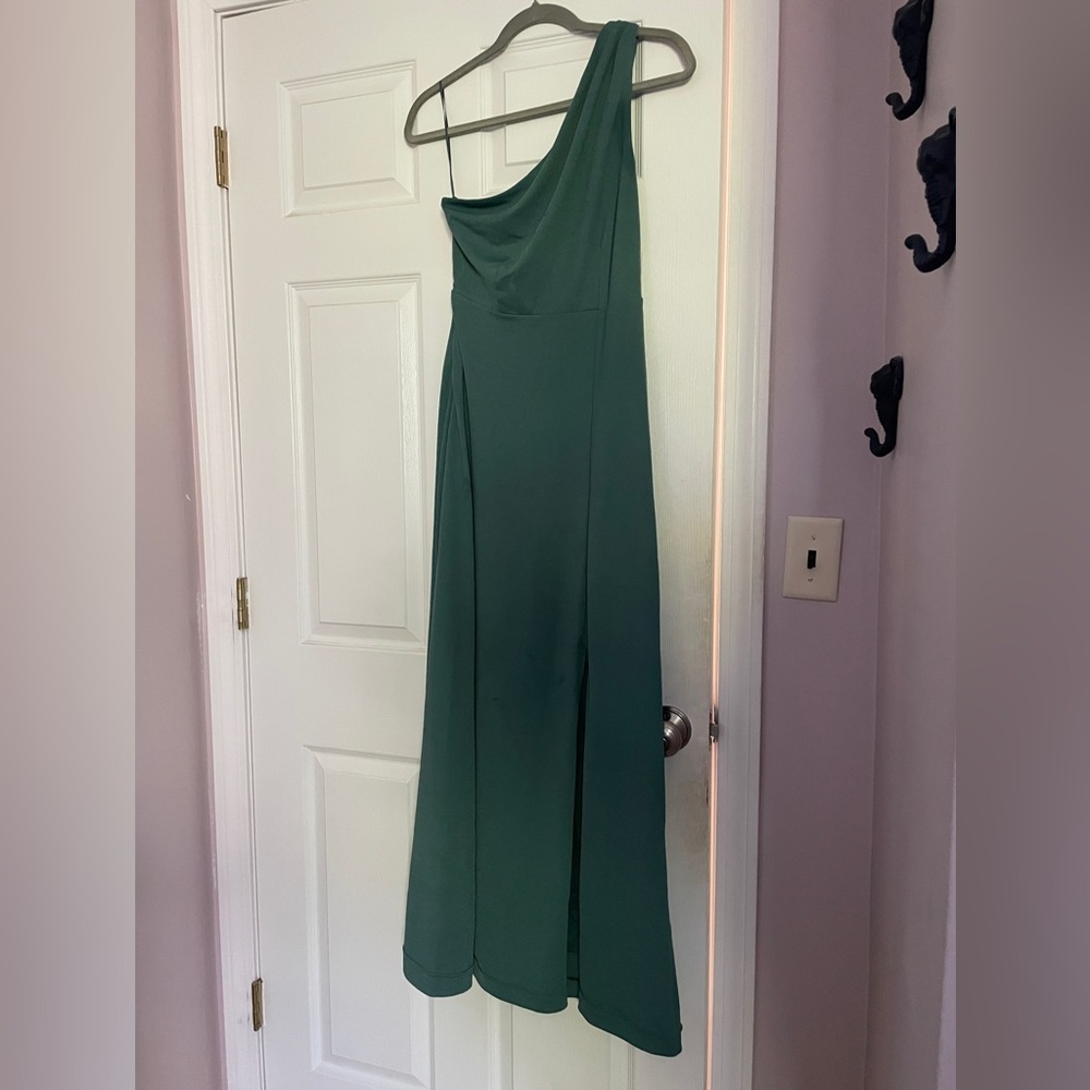 Birdy Grey Sea Glass one-shoulder Bridesmaid Dress